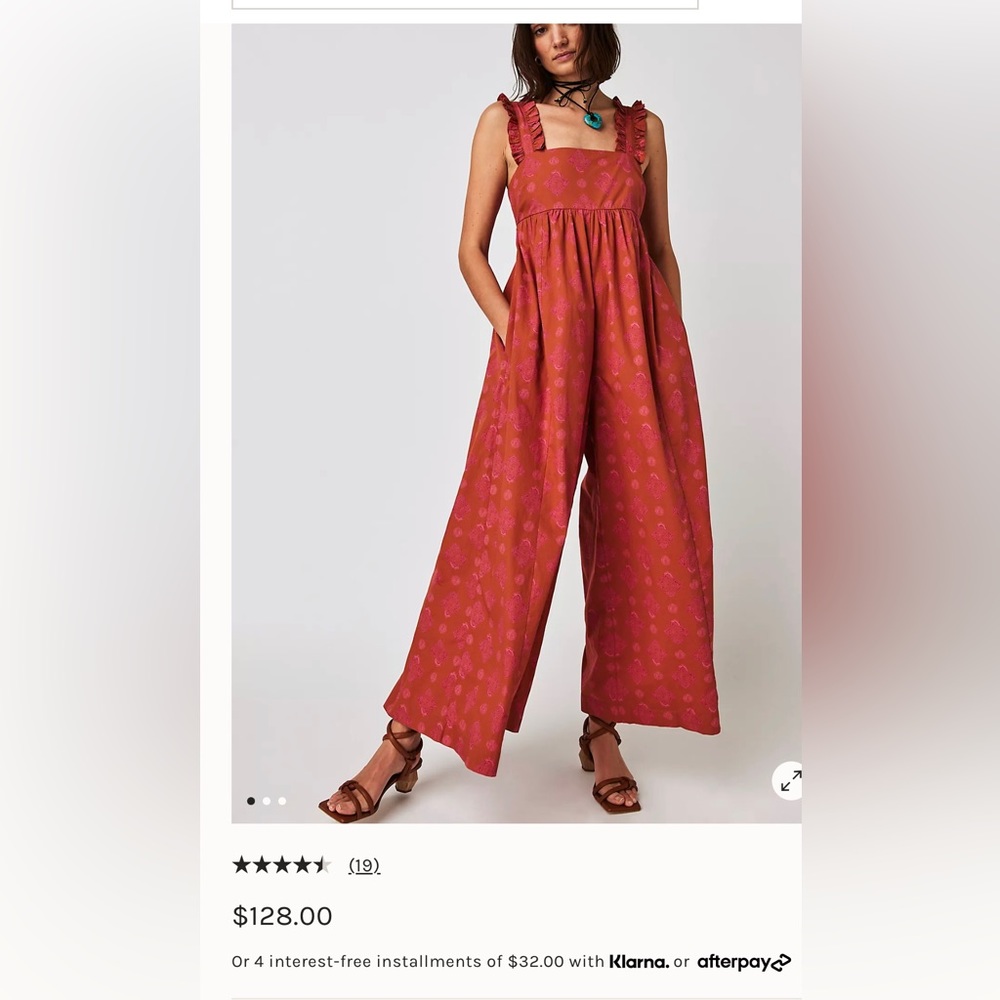 Free People Katya printed one piece